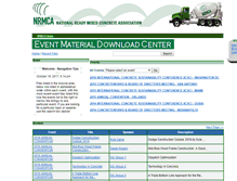 Tablet Screenshot of nrmcaevents.org